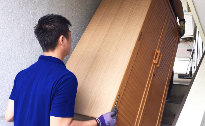 重たい粗大ゴミも素早く回収